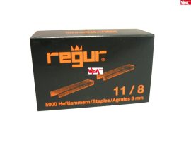 Tűzőkapocs REGUR® 11 Laposhuzal kapocs 11/8mm 5.000 db/doboz		