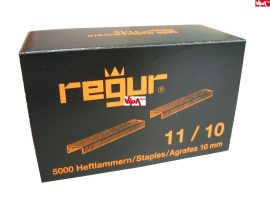 Tűzőkapocs REGUR® 11 Laposhuzal kapocs ALU 11/10mm 5.000 db/doboz		