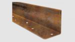   Egyenes L-gyepelválasztó szegély Blank--Light Rozsdabarna nyersacél  0,75mm    h 121 x ma 5 cm