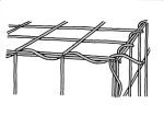   Komplett GABION kosár (hálók, záróhurkok, távtartók)  Rácssűrűség 10 x 10 cm. Mélység 100 cm.