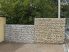 100 cm magas  kerítés komplett gabion fémszerkezet (kő nélkül)