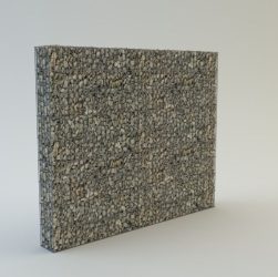 180 cm magas  kerítés komplett gabion fémszerkezet (kő nélkül)