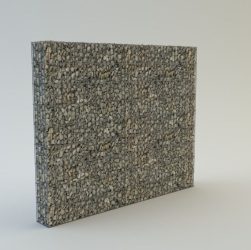 240 cm magas  kerítés komplett gabion fémszerkezet (kő nélkül)