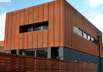 Lenyűgöző homlokzatok Corten acélból