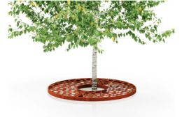 Kör alakú fatörzs- és gyökérvédelem Kör alakú fatörzs- és gyökérvédelem