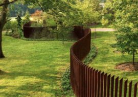 CORTEN ACÉL KERÍTÉS „Eglė”